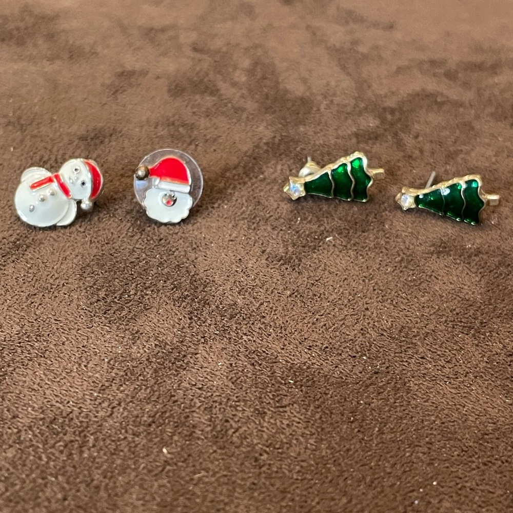 Festive Holiday Earrings - 2 Sets